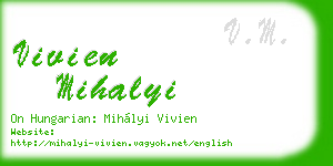 vivien mihalyi business card